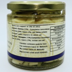 Cernia con capperi in olio di oliva - Ingredienti